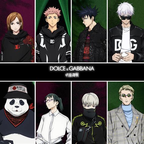 jujutsu kaisen x dolce and gabbana